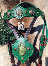 Load image into Gallery viewer, The Green Man Celtic Bridle
