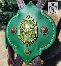 Load image into Gallery viewer, The Green Man Celtic Bridle
