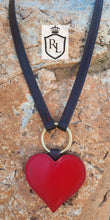 Load image into Gallery viewer, Heart pendant Cordeo (neckrope)
