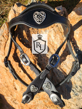 Load image into Gallery viewer, Celtic heart bit bridle
