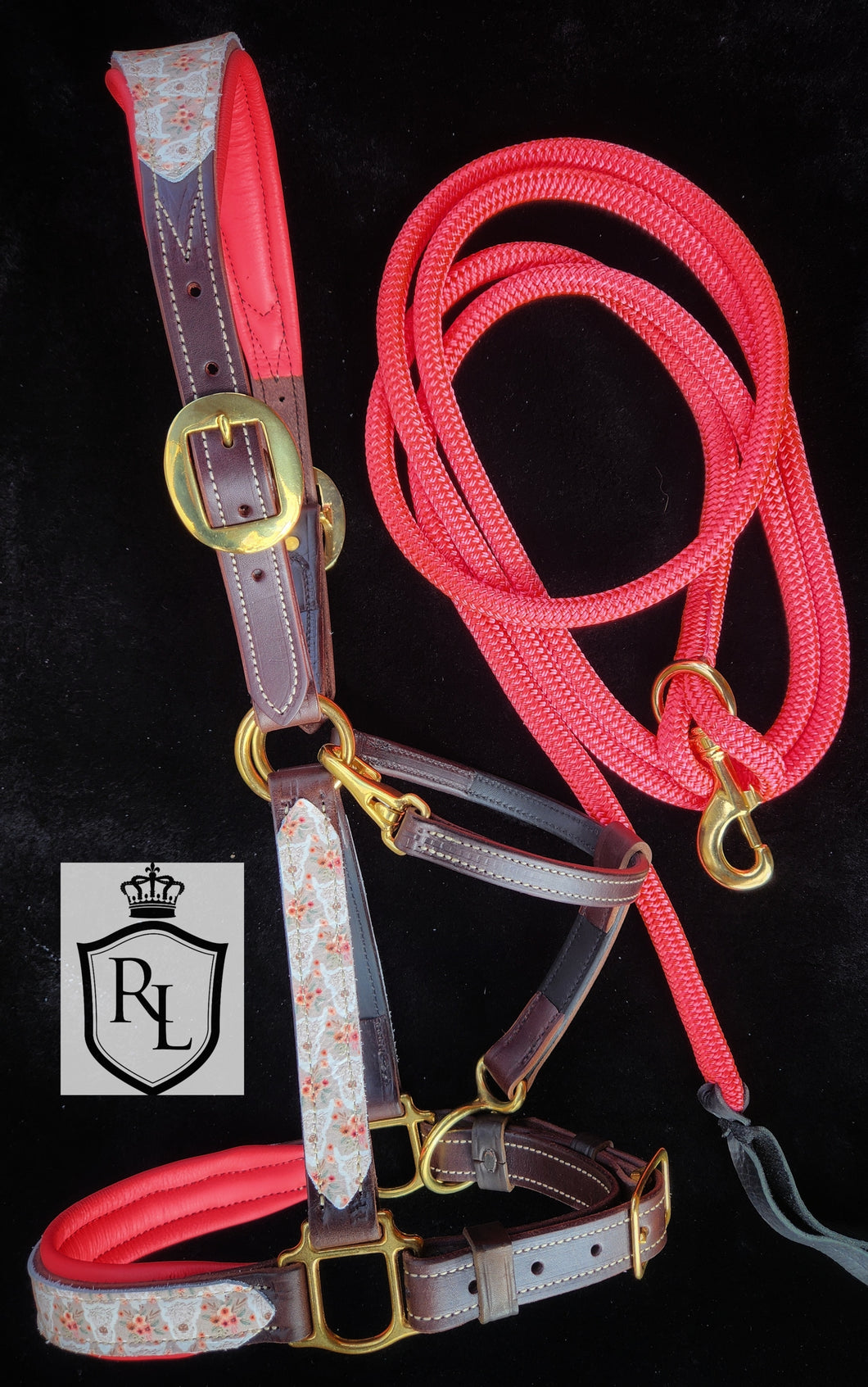 Highland Moo cow padded halter