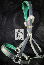 Load image into Gallery viewer, Celtic green padded halter
