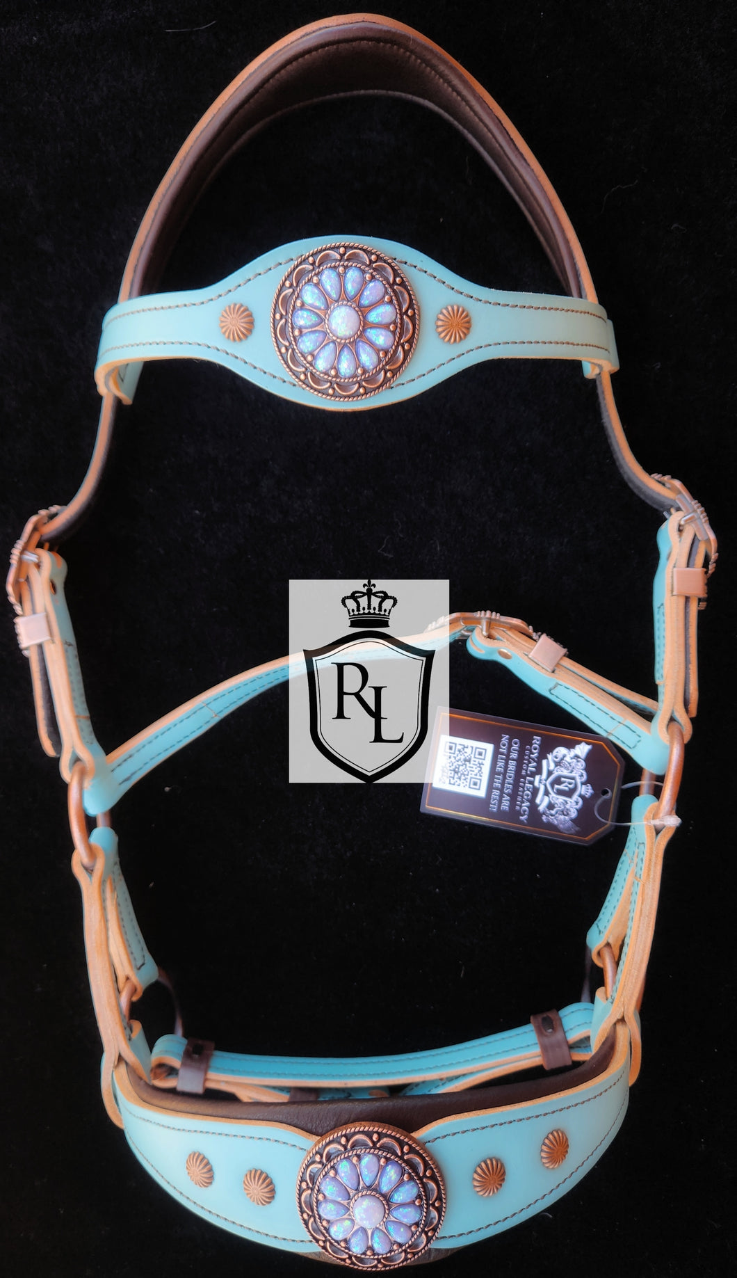 Topaz and Opal bitless bridle