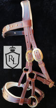 Load image into Gallery viewer, Rust Petal Bitless bridle set
