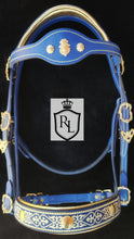 Load image into Gallery viewer, The Blue Regent Bridle set
