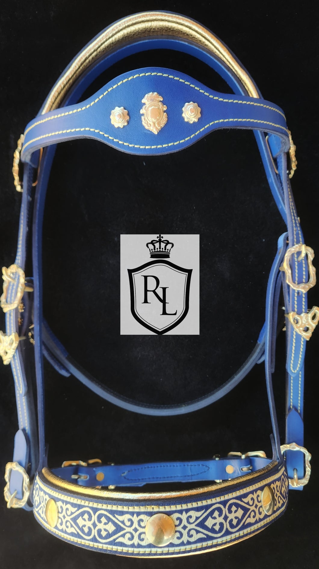 The Blue Regent Bridle set