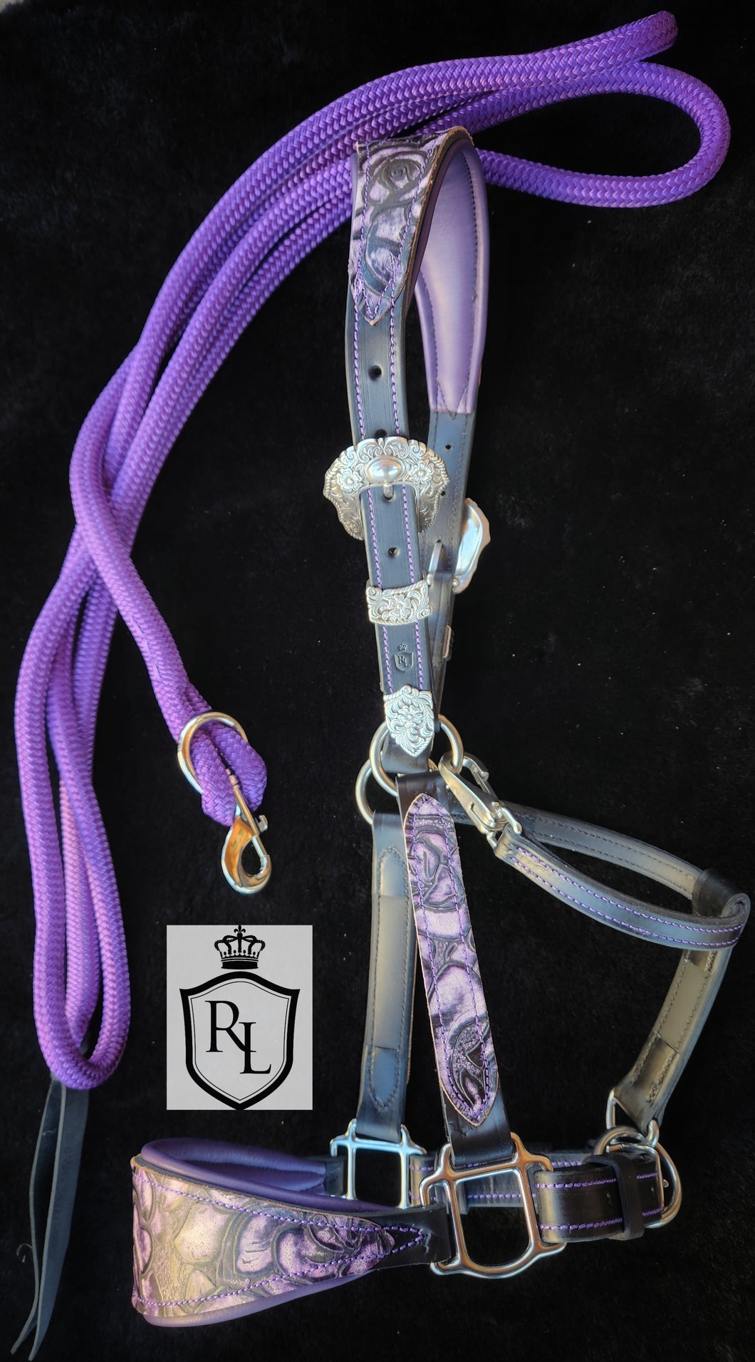Deep purple Rose halter set