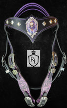 Load image into Gallery viewer, Gothic rose bit bridle
