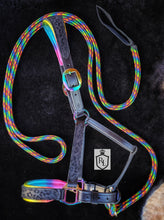 Load image into Gallery viewer, Rainbow Riot Padded halter set
