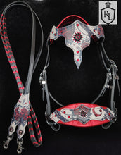 Load image into Gallery viewer, Gothic roses and lace bridle set 🌹🖤❤️
