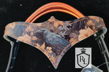Load image into Gallery viewer, Autumn Raven padded sidepull
