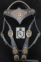 Load image into Gallery viewer, Gatsby's Garden Padded Bit Bridle
