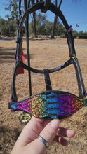Load and play video in Gallery viewer, Mini Horse Prismatic Dragonscale Halter
