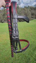 Load and play video in Gallery viewer, Classic padded English dressage bridle
