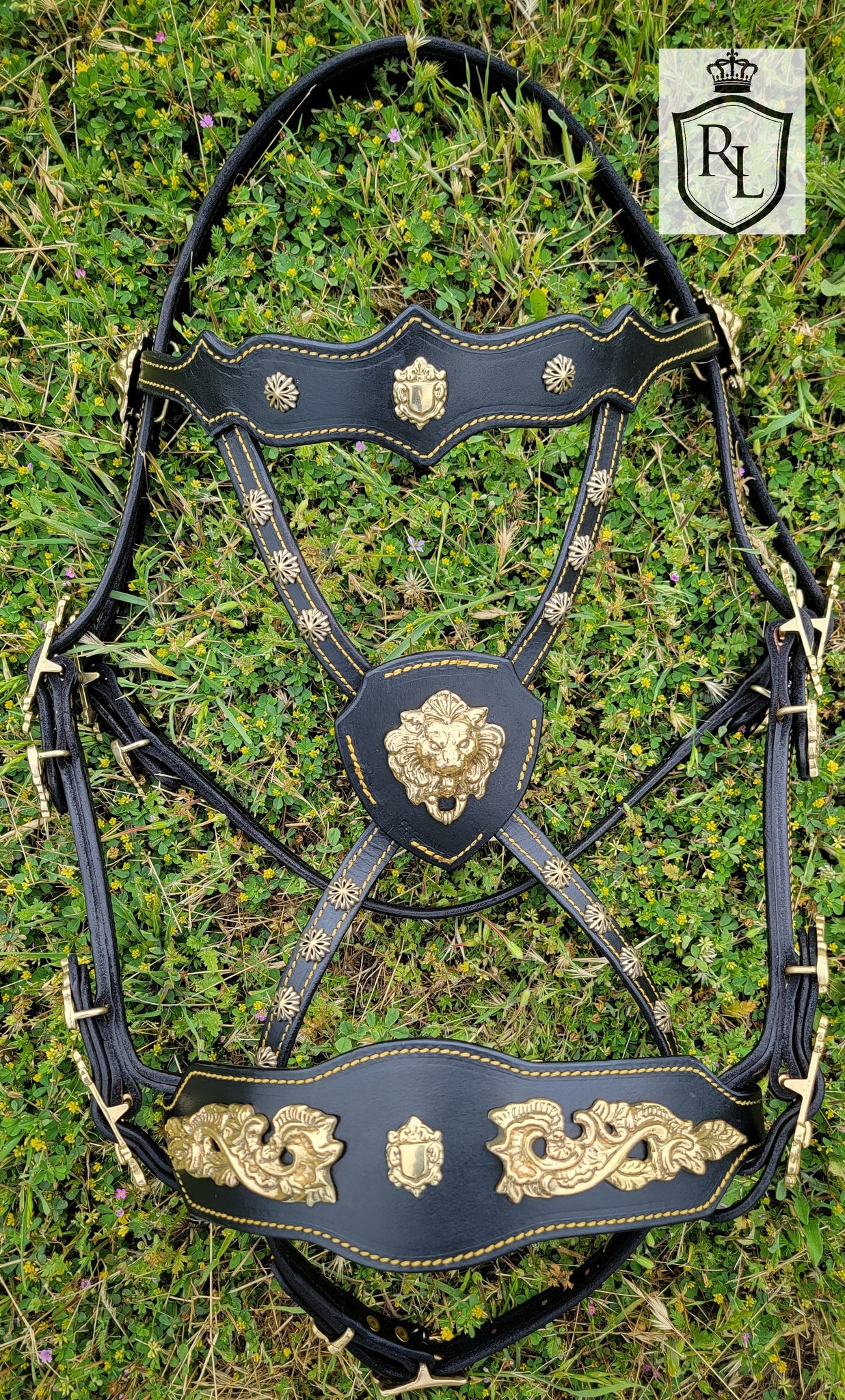 Magnificent Baroque bridle set – Royal Legacy Custom Leather