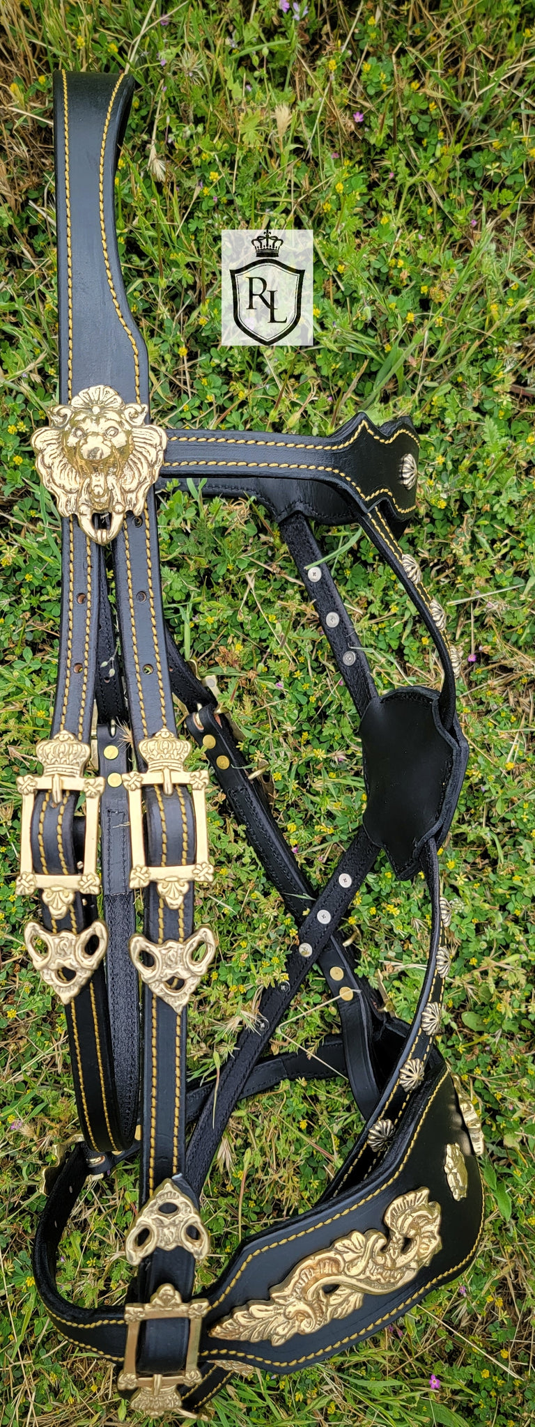 Magnificent Baroque bridle set – Royal Legacy Custom Leather